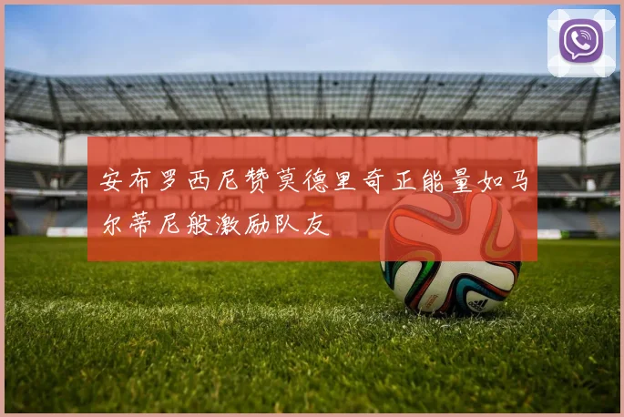 安布罗西尼赞莫德里奇正能量如马尔蒂尼般激励队友